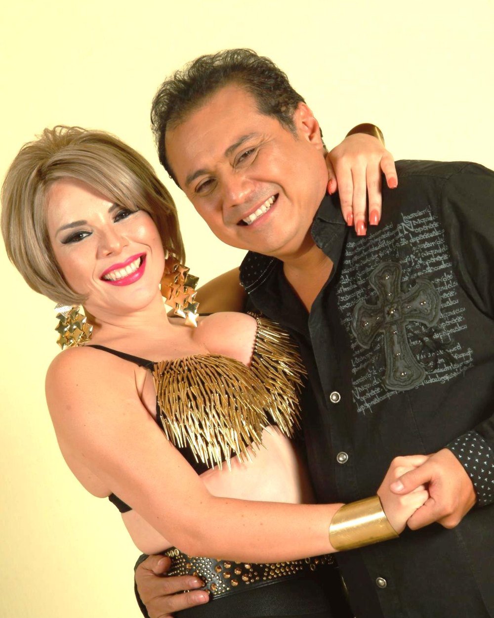Jorge Amaral y Rayito Jiménez, de La Sonora Kaliente. Foto de archivo, no de esta noche